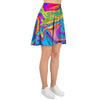 Abstract Mixing Ink Women's Skirt-grizzshop