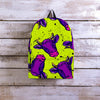 Abstract Neon Cow Print Backpack-grizzshop