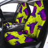 Abstract Neon Cow Print Car Seat Covers-grizzshop