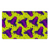 Abstract Neon Cow Print Door Mat-grizzshop