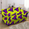 Abstract Neon Cow Print Loveseat Cover-grizzshop