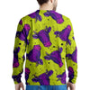 Abstract Neon Cow Print Men's Sweatshirt-grizzshop