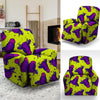 Abstract Neon Cow Print Recliner Cover-grizzshop