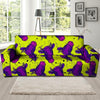 Abstract Neon Cow Print Sofa Cover-grizzshop