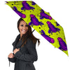 Abstract Neon Cow Print Umbrella-grizzshop