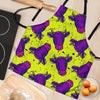 Abstract Neon Cow Print Women's Apron-grizzshop