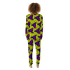 Abstract Neon Cow Print Women's Pajamas-grizzshop