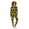 Abstract Neon Cow Print Women's Pajamas-grizzshop