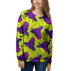 Abstract Neon Cow Print Women's Sweatshirt-grizzshop