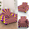 Abstract Optical illusion Armchair Cover-grizzshop