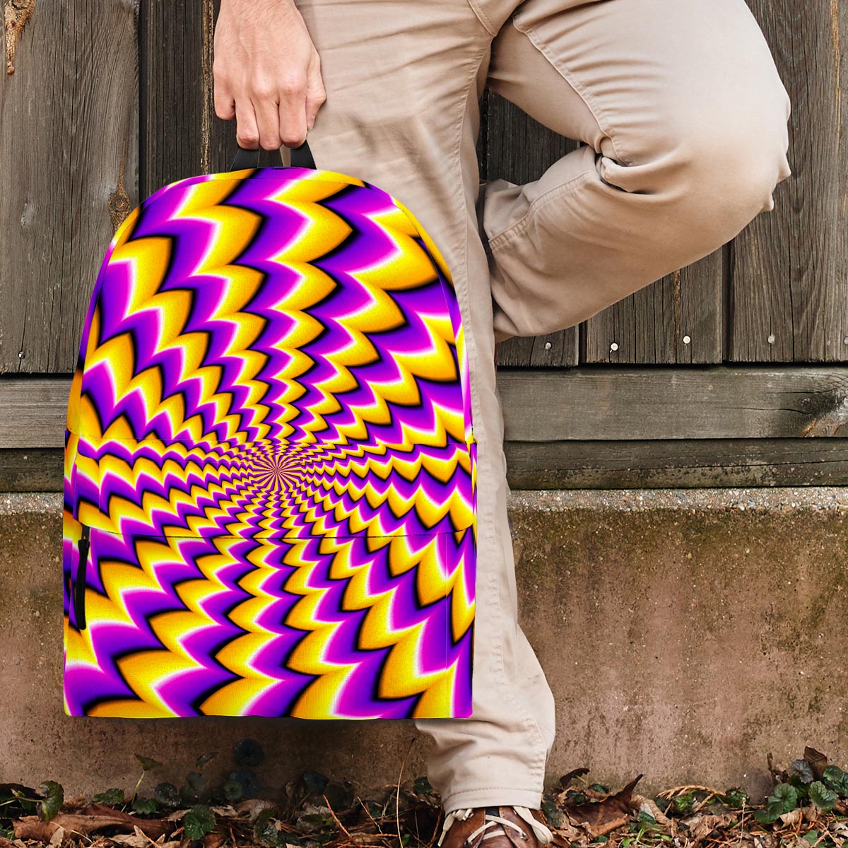 Abstract Optical illusion Backpack-grizzshop