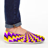 Abstract Optical illusion Canvas Shoes-grizzshop