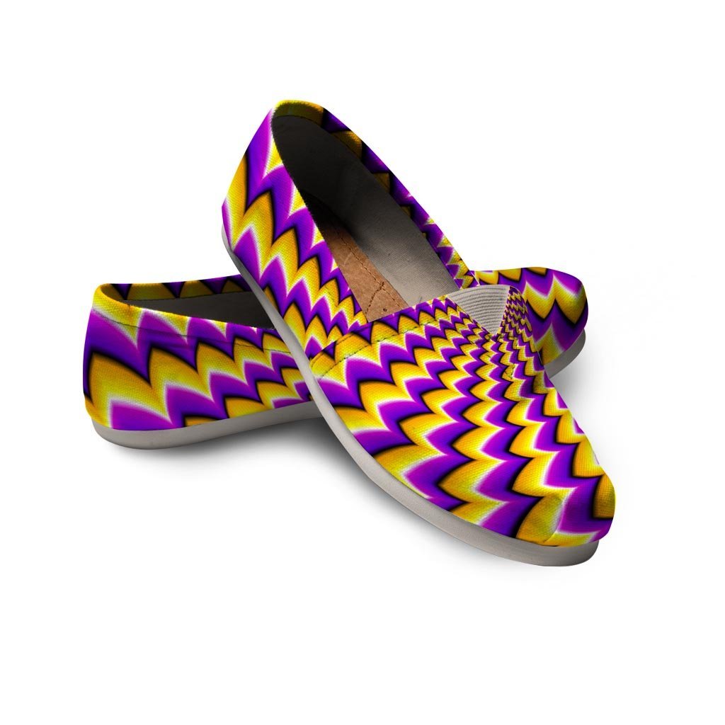 Abstract Optical illusion Canvas Shoes-grizzshop