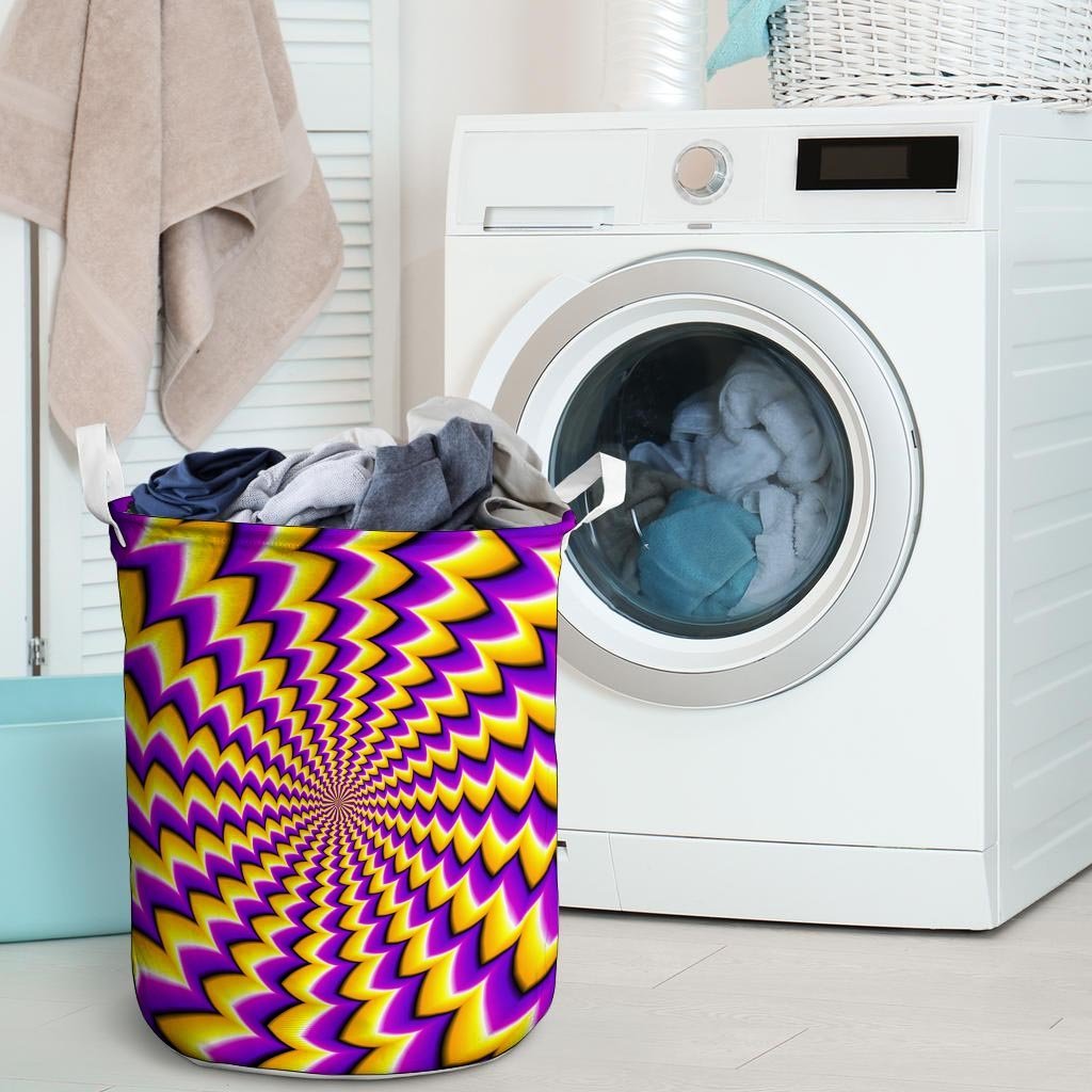 Abstract Optical illusion Laundry Basket-grizzshop