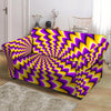 Abstract Optical illusion Loveseat Cover-grizzshop