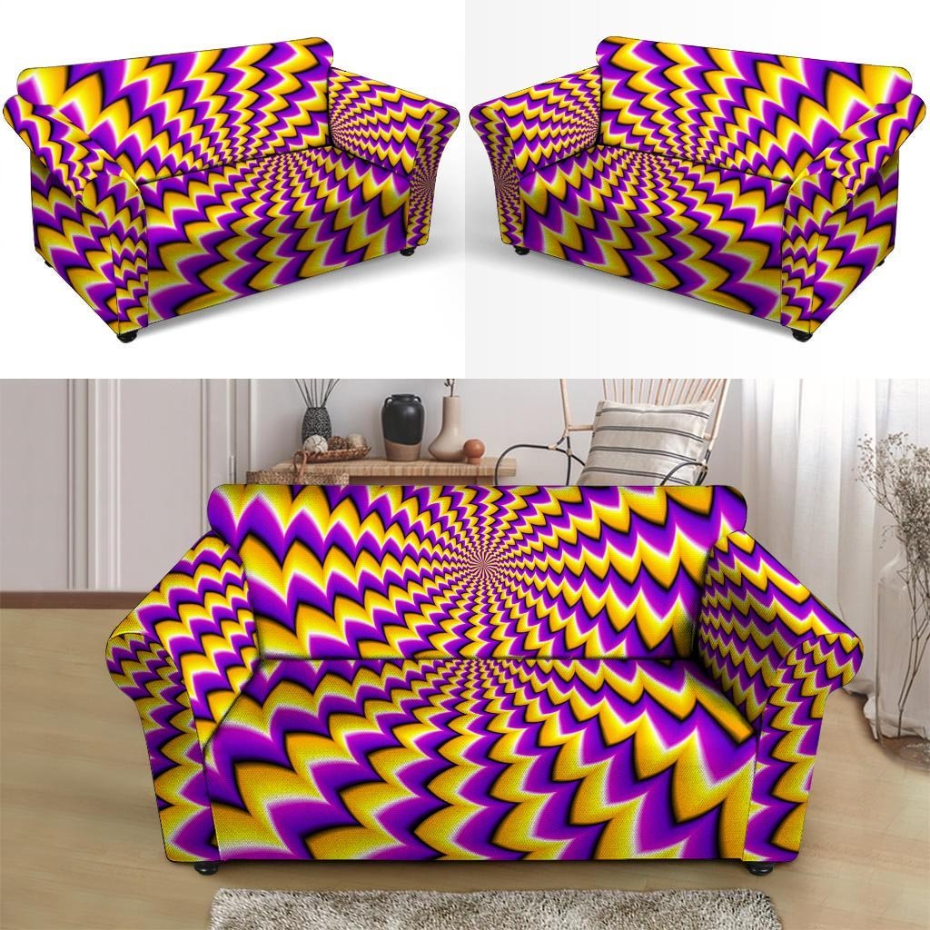 Abstract Optical illusion Loveseat Cover-grizzshop