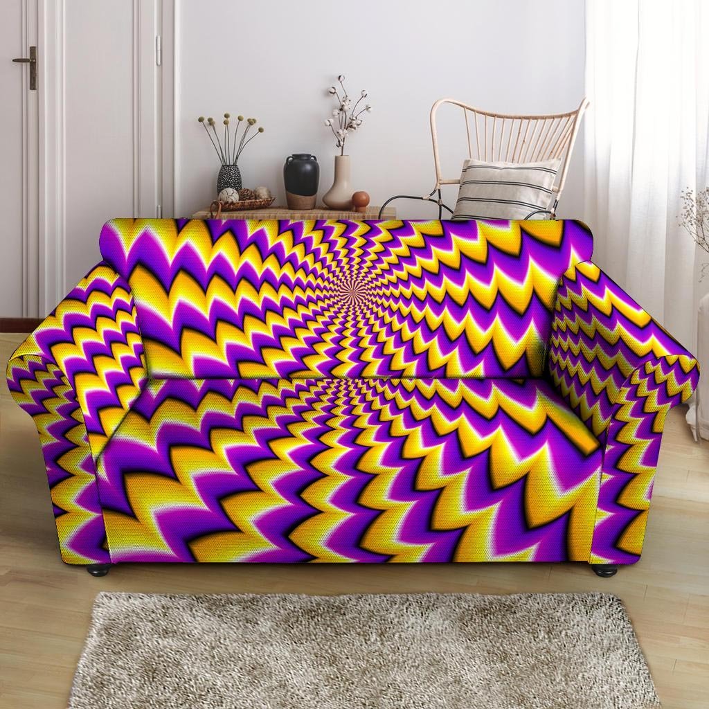 Abstract Optical illusion Loveseat Cover-grizzshop