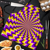 Abstract Optical illusion Men's Apron-grizzshop