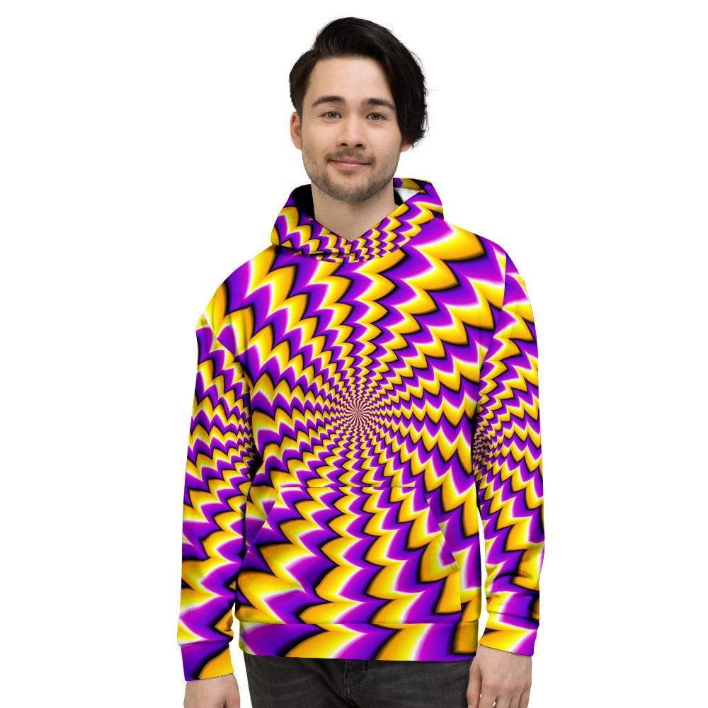 Abstract Optical illusion Men's Hoodie-grizzshop