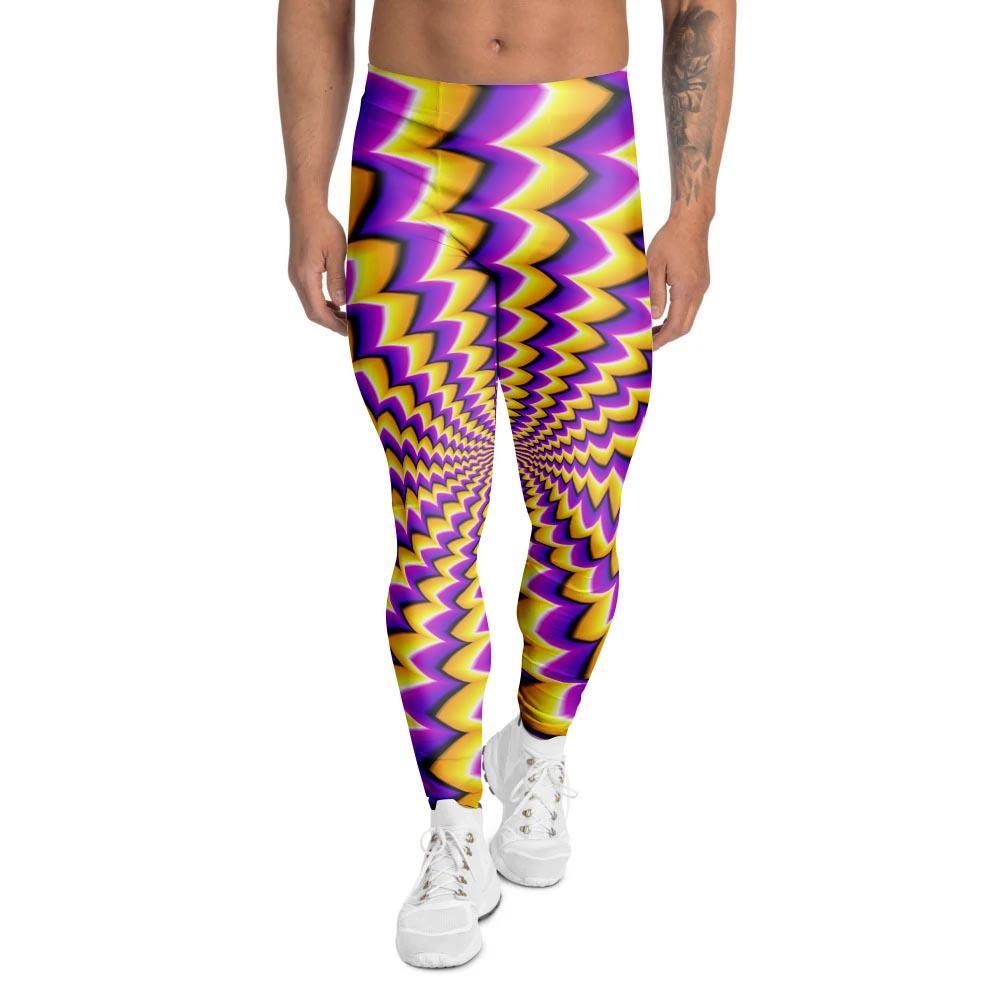 Abstract Optical illusion Men's Leggings-grizzshop