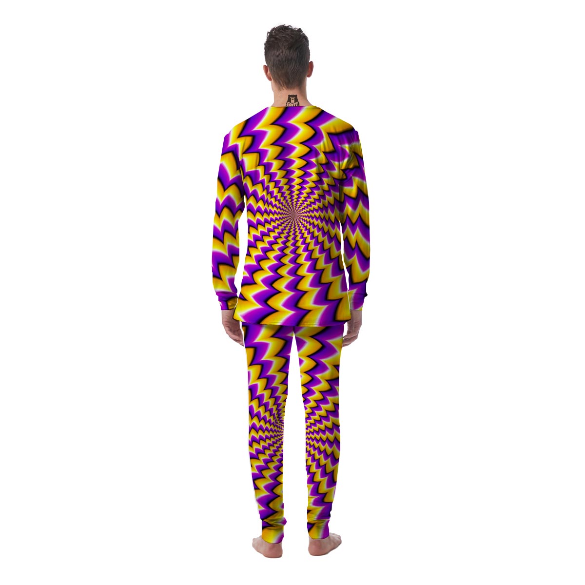 Abstract Optical illusion Men's Pajamas-grizzshop