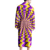 Abstract Optical illusion Men's Robe-grizzshop