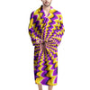 Abstract Optical illusion Men's Robe-grizzshop