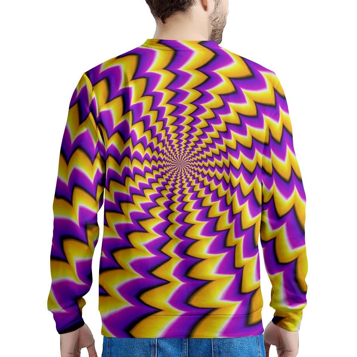 Abstract Optical illusion Men's Sweatshirt-grizzshop