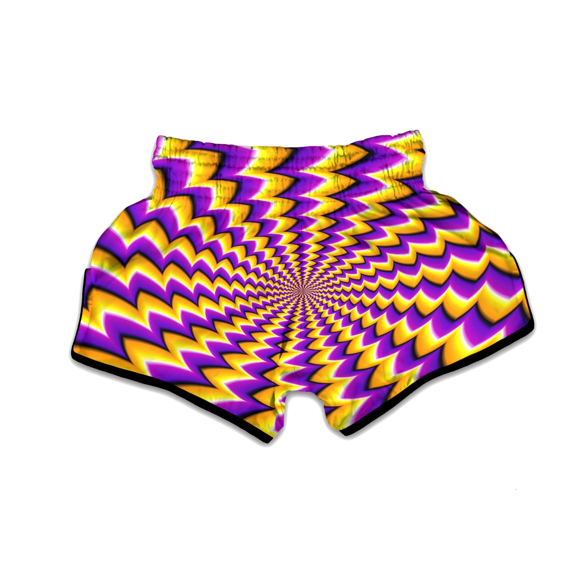 Abstract Optical illusion Muay Thai Boxing Shorts-grizzshop