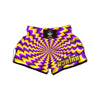 Abstract Optical illusion Muay Thai Boxing Shorts-grizzshop