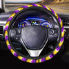 Abstract Optical illusion Steering Wheel Cover-grizzshop