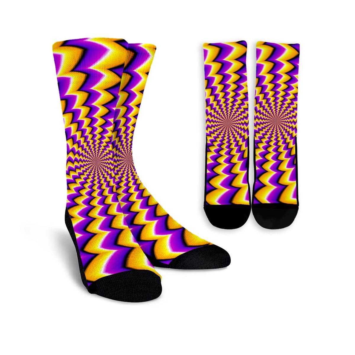 Abstract Optical illusion Unisex Socks-grizzshop