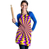 Abstract Optical illusion Women's Apron-grizzshop