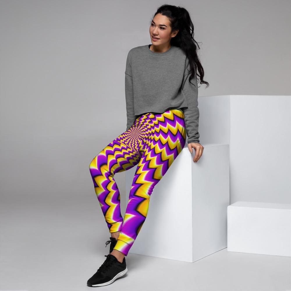 Abstract Optical illusion Women's Joggers-grizzshop