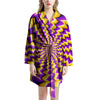 Abstract Optical illusion Women's Robe-grizzshop