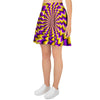 Abstract Optical illusion Women's Skirt-grizzshop