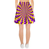 Abstract Optical illusion Women's Skirt-grizzshop