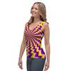 Abstract Optical illusion Women's Tank Top-grizzshop