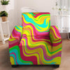 Abstract Paint Armchair Cover-grizzshop