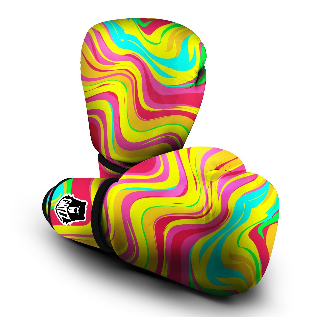 Abstract Paint Boxing Gloves-grizzshop