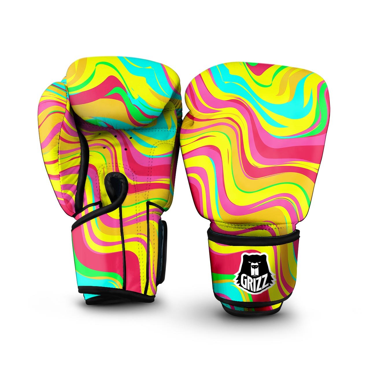 Abstract Paint Boxing Gloves-grizzshop