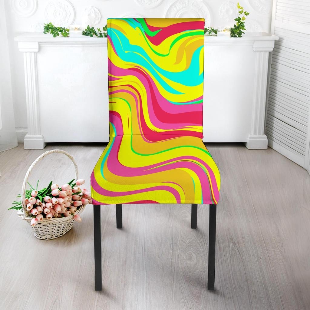 Abstract Paint Chair Cover-grizzshop