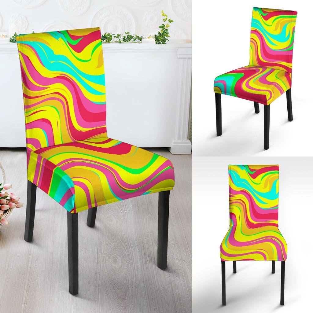 Abstract Paint Chair Cover-grizzshop