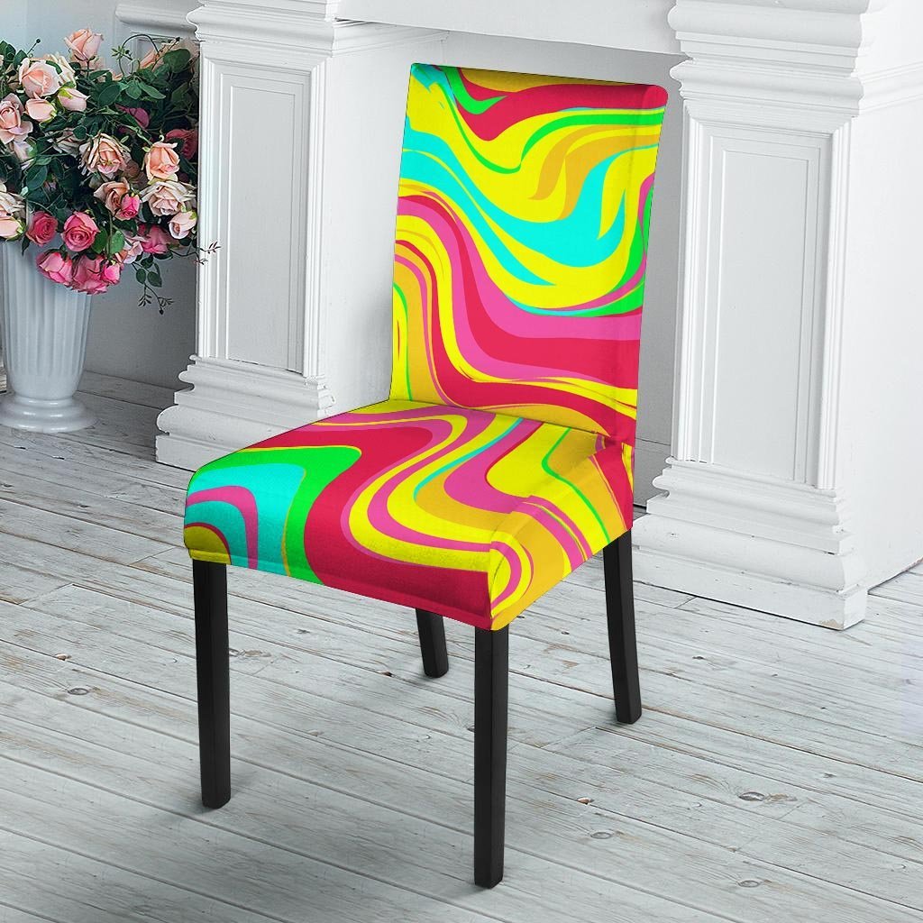 Abstract Paint Chair Cover-grizzshop