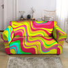 Abstract Paint Loveseat Cover-grizzshop