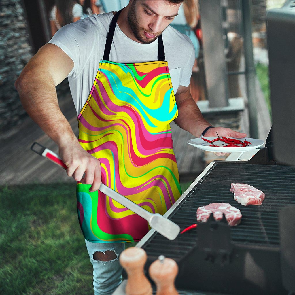 Abstract Paint Men's Apron-grizzshop