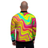 Abstract Paint Men's Bomber Jacket-grizzshop