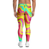 Abstract Paint Men's Leggings-grizzshop