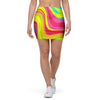 Abstract Paint Mini Skirt-grizzshop