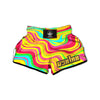 Abstract Paint Muay Thai Boxing Shorts-grizzshop